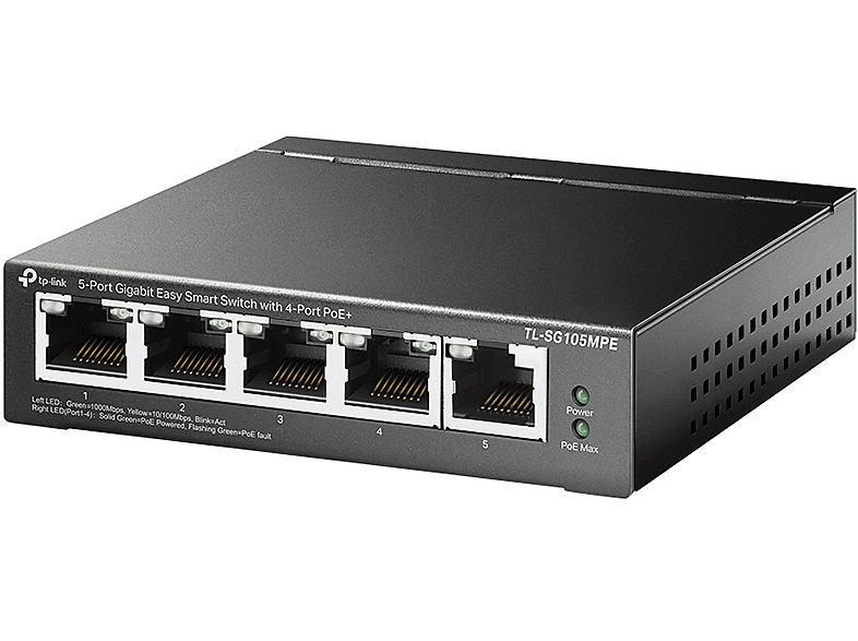 TP-LINK TL-SG105MPE - Heimgebrauch (Grau)