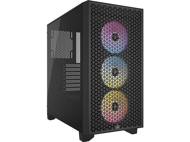 Corsair CC-9011255-WW Midi-Tower PC-Gehäuse Schwarz Seitenfenster