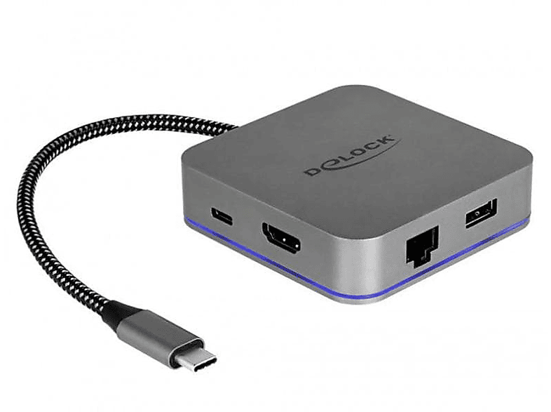 Delock Dockingstation USB 3.1 Typ-C – HDMI/USB-A/USB-C/LAN/PD 3.0