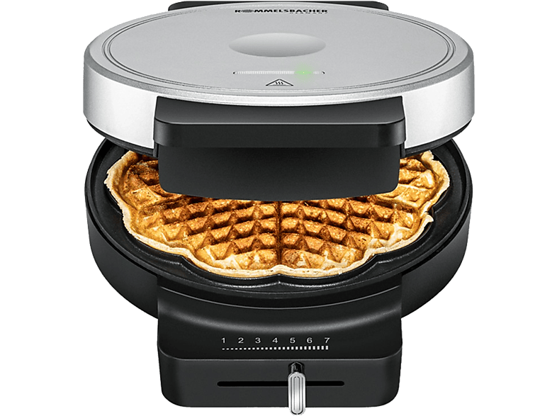 Rommelsbacher WA 850 Waffeleisen – Waffeleisen/Brezeleisen – silber
