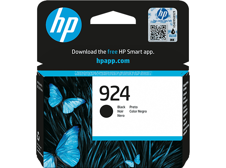 HP 924 Schwarz Original Druckerpatrone