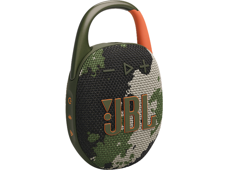 JBL Clip 5 Bluetooth® Lautsprecher tragbar, staubfest, Wasserfest Camouflage