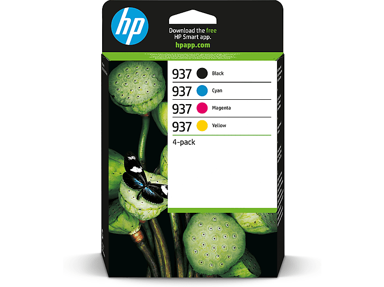 HP Combopack 937 CMYBK 6C400NE Off.Jet 9110b/9120 800/1450 S.
