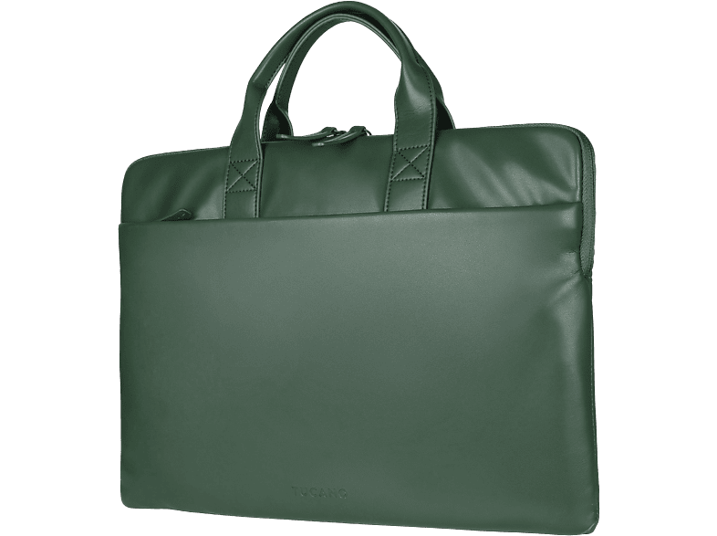 TUCANO Laptop-Tasche Isotta Grün Stoff - Farbe: dunkelgrün - Laptop-Tasche