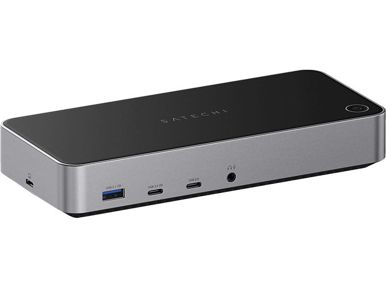 Satechi - Triple 4K Display Docking Station mit 12 Ports, Spacegrau, One Size