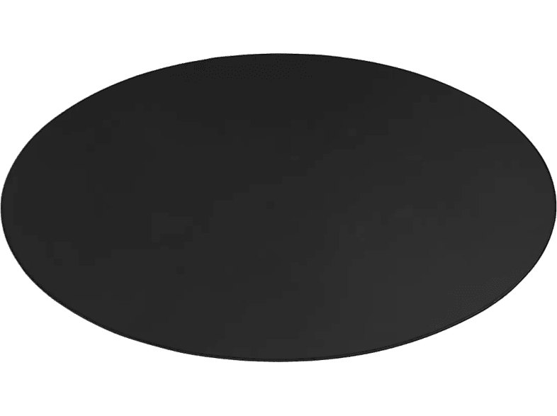 DELTACO Floorpad, round, Black GAM-125 1100x1100x3 mm