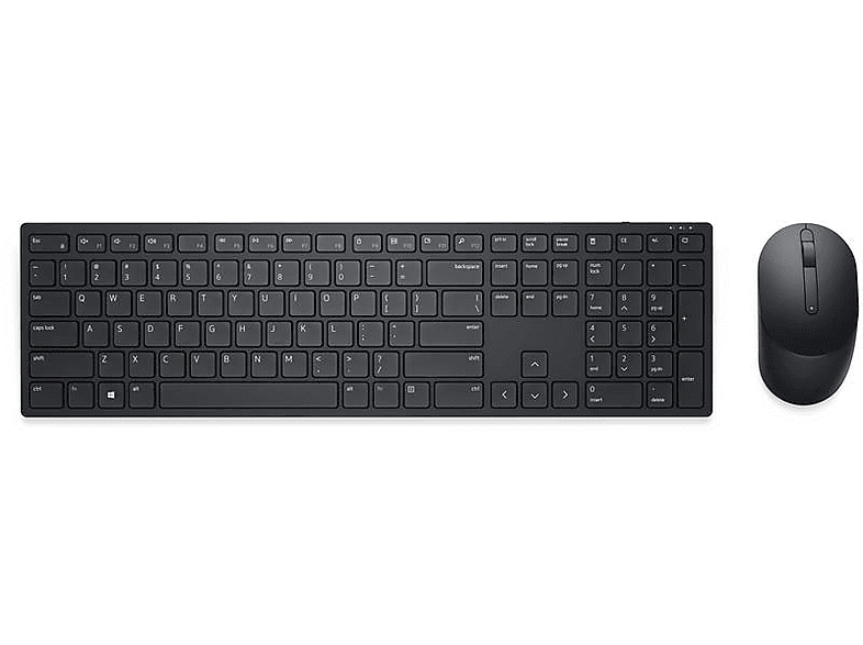 Dell - Pro Wireless Keyboard and Mouse - KM5221W, Schwarz