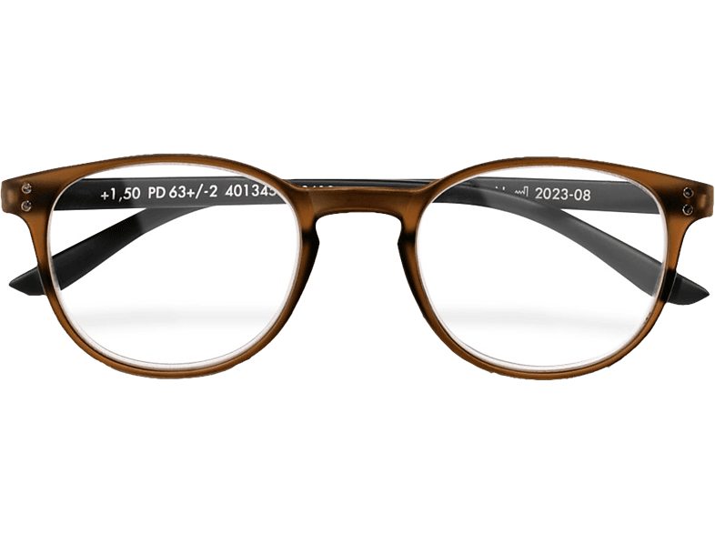 HAMA 96235 +2.5 dpt - Lesebrille (Braun/Schwarz Matt)