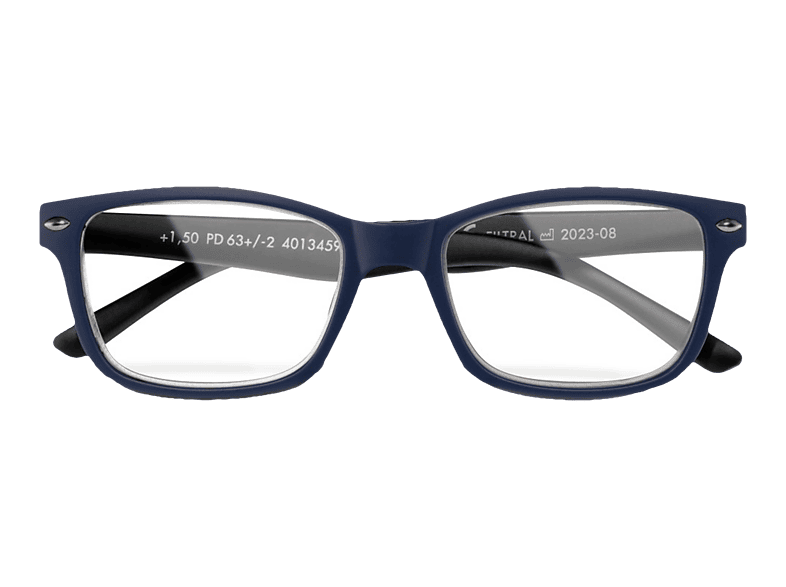 HAMA 96237 +1.5 dpt - Lesebrille (Dunkelblau/Schwarz Matt)