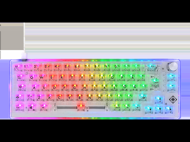 DELTACO - Game-Bundle, TKL Gaming Keyboard mech, Anthrazit