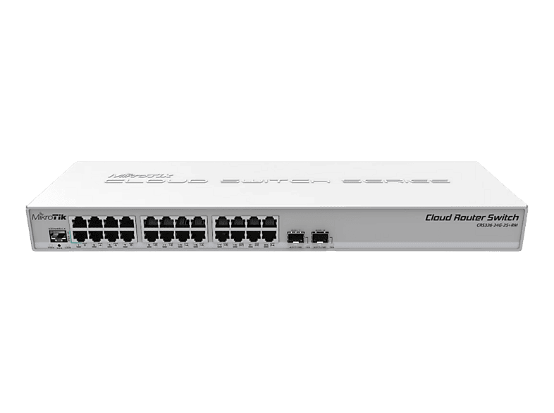 MIKROTIK CRS326-24G-2S+RM - Switch (Weiss)