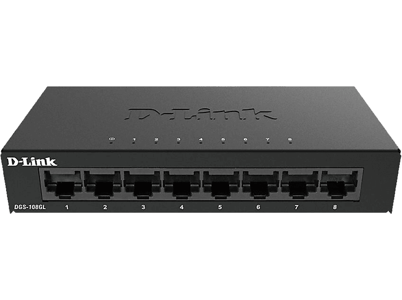 D-Link DGS-108GL/E DGS-108GL/E Netzwerk Switch 8 Port 1 GBit/s