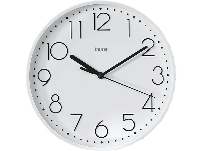 Hama -  Wanduhr Salina Weiß, One Size, Weiss