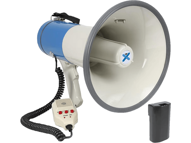 VONYX MEG065 Megaphon, 65W, Weiss/Blau