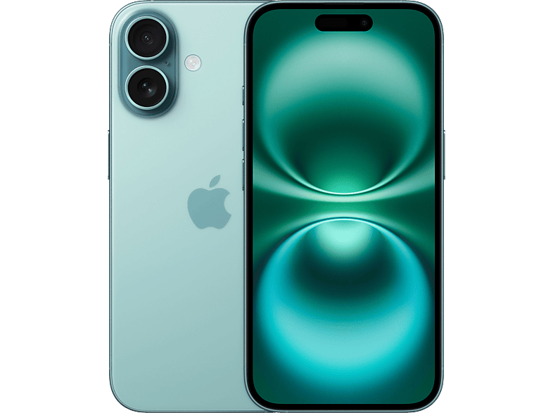 Apple iPhone 16 - 128 GB, Bluegreen, 6.1'', 48 MP, 5G – teal