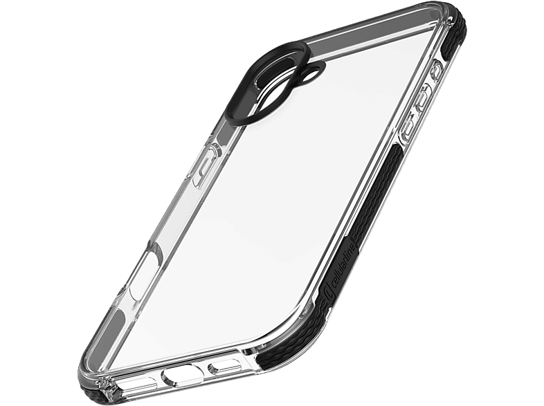 CELLULARLINE Strong Guard, Backcover, Apple, iPhone 16 Plus, Clear