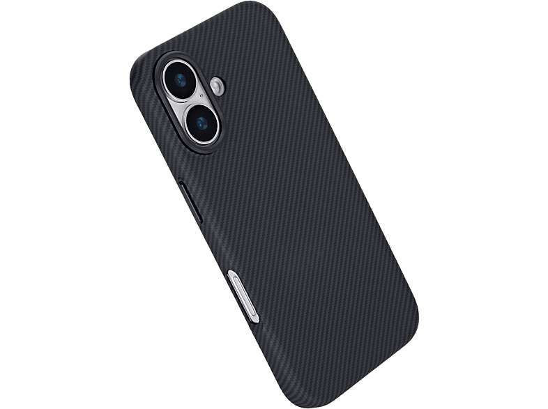 ISY ISC 3743 Carbon Case, Backcover, Apple, iPhone 16, Black