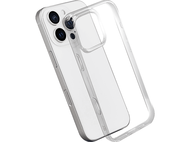 ISY ISC 1047 Clear Case, Backcover, Apple, iPhone 16 Pro Max, Transparent