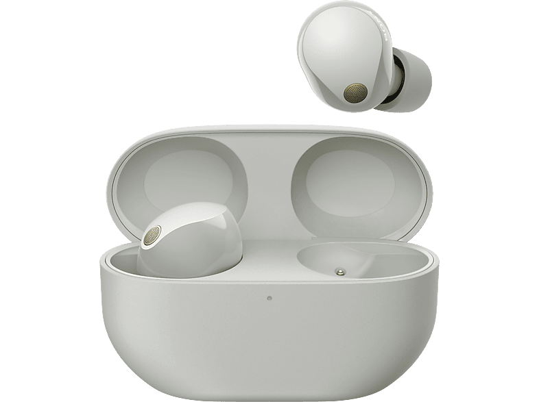 Sony WF-1000XM5 In Ear Kopfhörer Bluetooth® Stereo Silber Noise Cancelling Wasserabweisend HiFi