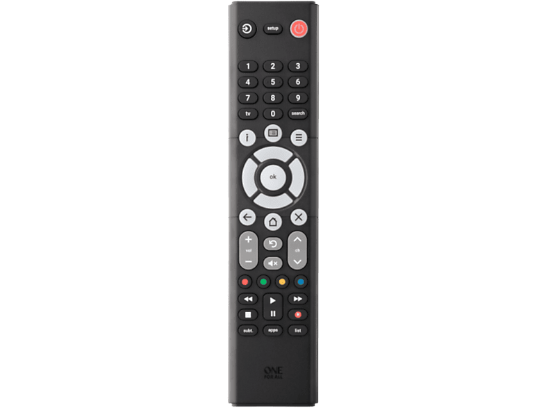 ONE FOR ALL Fernbedienung UNIV URC 1212 Universal-Fernbedienung – TV Fernbedienung