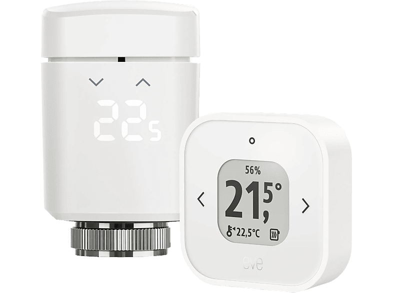 EVE Thermo & Eve Control Temperatursensor und -regler für (Matter) Heizkörperthermostat