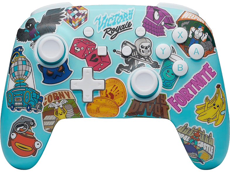 POWER A Enhanced Wireless Ctrl. NSGP0290-01? NSW, Sticker Mania-Fortnite