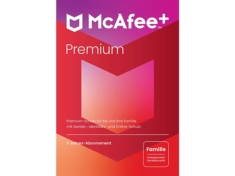 McAfee+ Premium: Familie/1 Jahr (CiaB) - PC/MAC [Deutsch]
