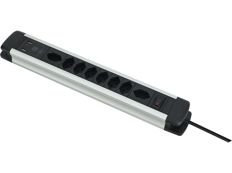 Alu Steckdosenleiste Usb-C