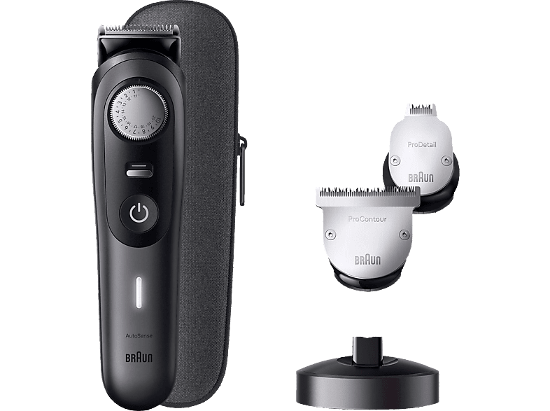 BRAUN BT9441 Barttrimmer mit Präzisionsrad, Schwarz