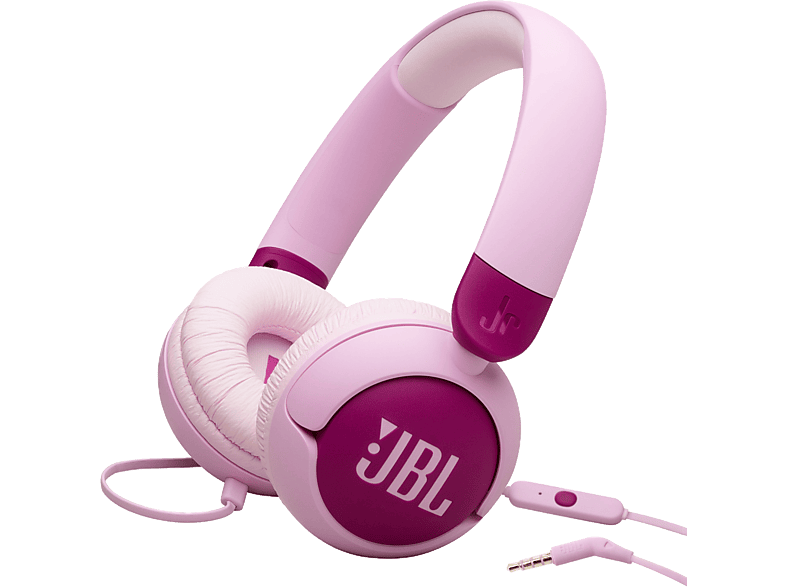 JBL JUNIOR320 Purple On-Ear-Headphones – Over Ear Kopfhörer/On Ear Kopfhörer