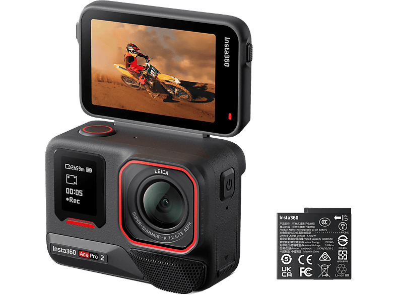 Insta360 Ace Pro 2 Action Cam – Action Cam/GoPro – schwarz