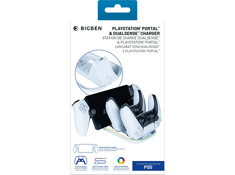 NACON 3in1, PlayStation 5 Ladestation, Weiss