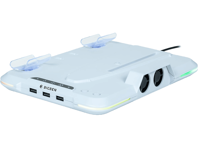 NACON PS5 Slim, Ladestation mit Lüfter, Weiss