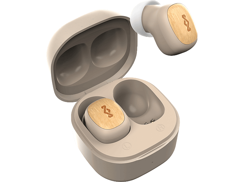 HOUSE OF MARLEY Smile Jamaica, In-ear True Wireless Kopfhörer Bluetooth Beige/Braun