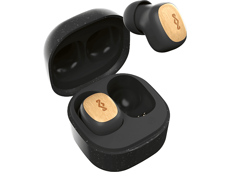 HOUSE OF MARLEY Smile Jamaica, In-ear True Wireless Kopfhörer Bluetooth Schwarz/Braun