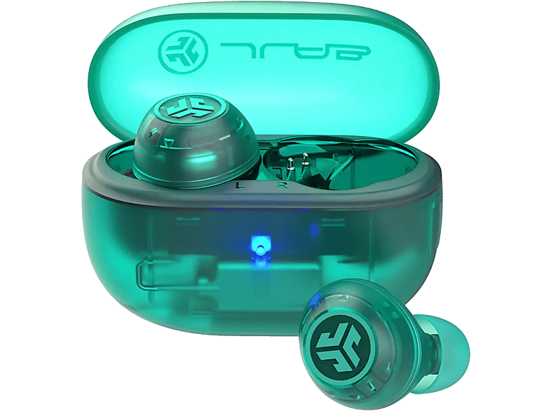 JLAB Go Pop ANC Earbuds IEUEBGOANCRTRATEL124 True Wirel.Transparent Teal