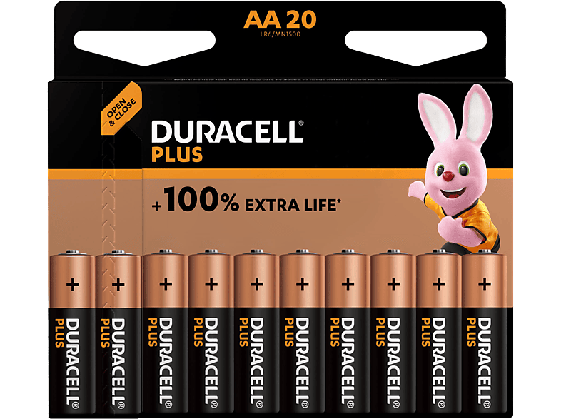 DURACELL Batterie Plus Power 4-017986 AA/LR6 20 St&uuml;ck