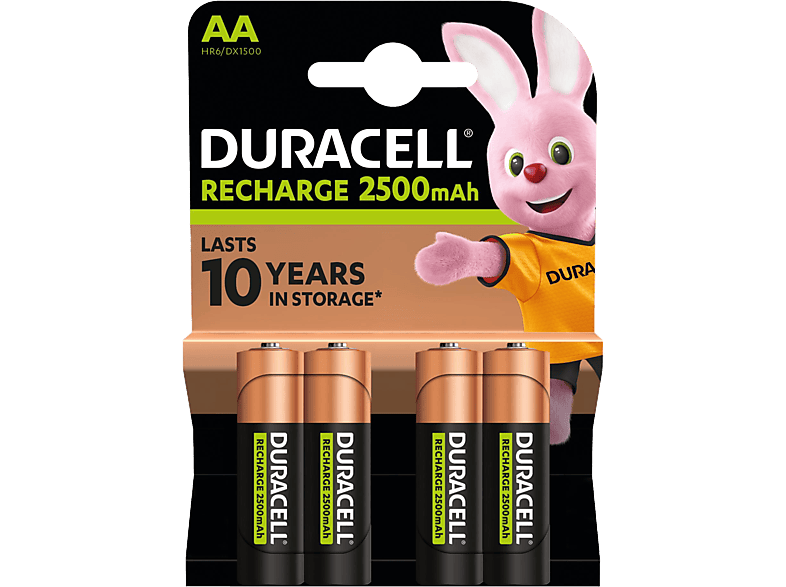 DURACELL Recharge Ultra PreCharged DX1500 AA,HR6,2400mAh,1.2V 4 St&uuml;ck