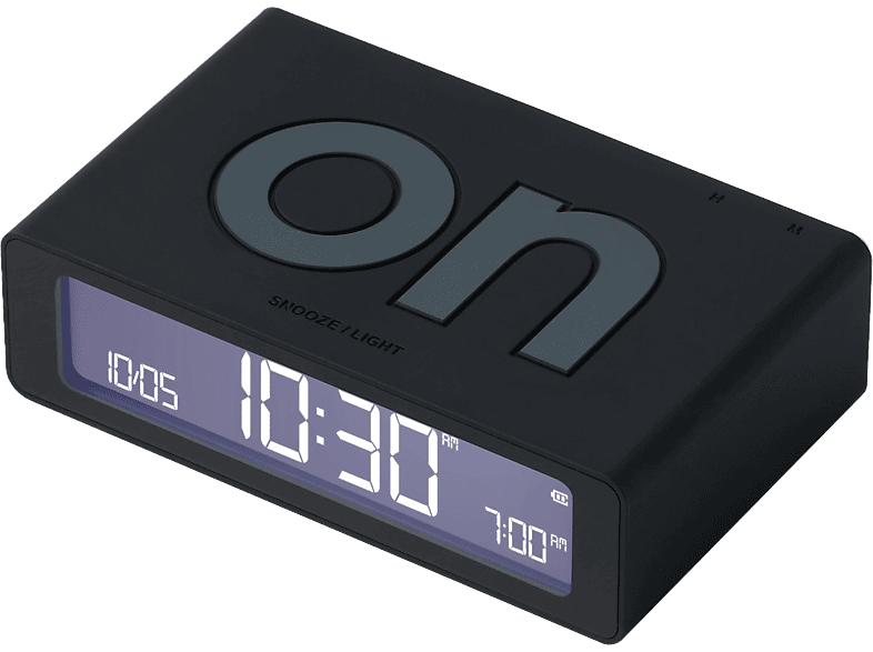 LEXON Flip Mini Wecker, Black