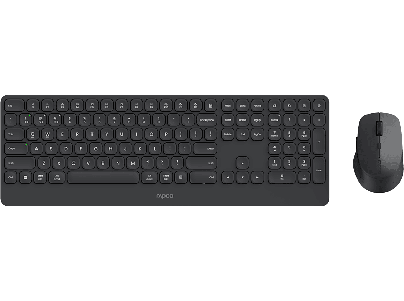 RAPOO 9390M Ultraslim Deskset 13134 Wireless Black