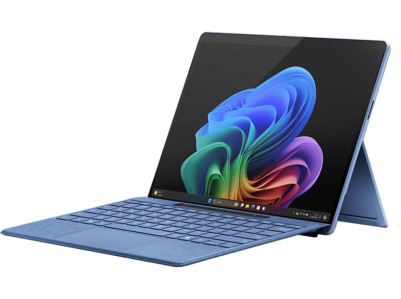 MICROSOFT Surface Pro, Copilot+ PC, 13 touchscreen, Snapdragon X Plus, 16 GB RAM, 512 SSD, Adreno? Onboard Graphics, Windows 11 Home, 11. Edition, Saphirblau