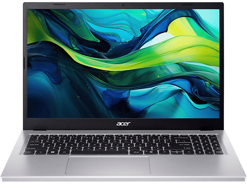 ACER Aspire Go 15 AG15-41P-R4EM, Notebook, mit 15.6 Display, AMD Ryzen? 5 7535HS Prozessor (16 MB Cache, bis zu 4.55 GHz), 16 GB RAM, 512 SSD, Radeon? 660M, Pure Silver, Windows 11 Home