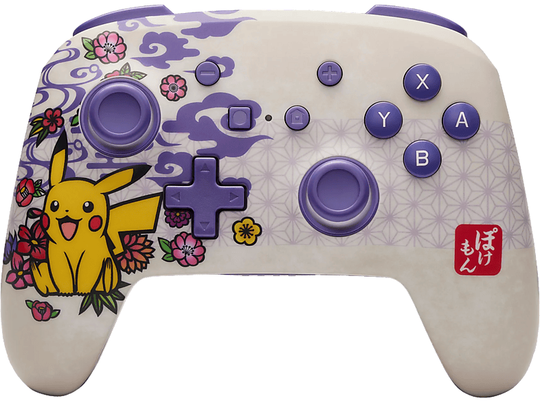 POWER A Enhanced Wireless Ctrl. NSGP0324-01 NSW, Pikachu Blossom