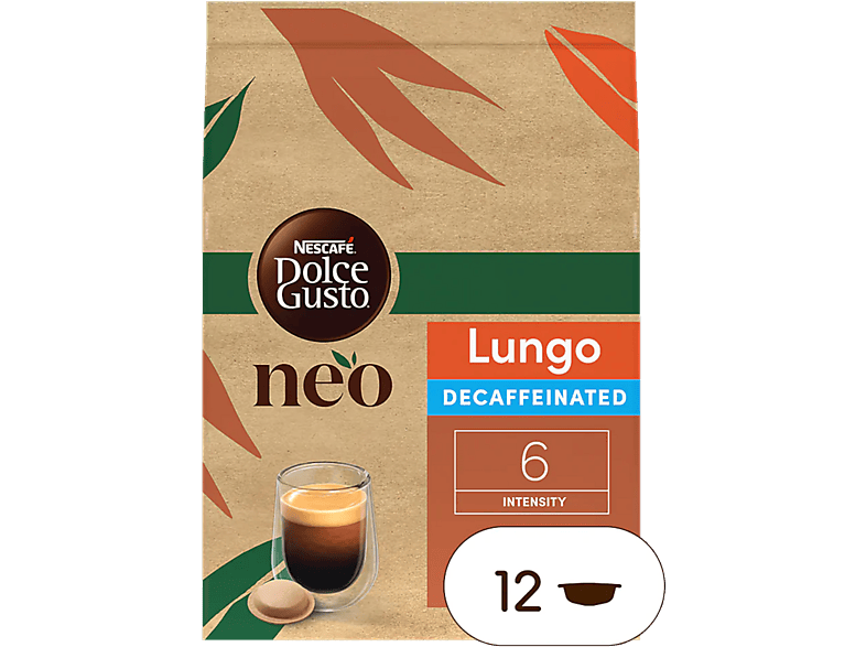 NESTLE DOLCE GUSTO NEO-Kaffeekapseln Lungo DécafKapseln