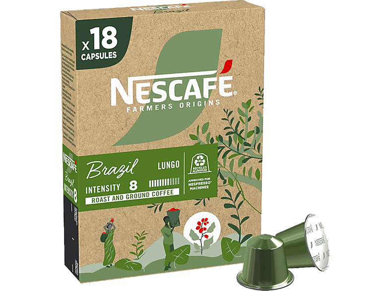 NESCAFÉ Farmers Origins Brazil Kaffeekapseln (Nespresso® System)
