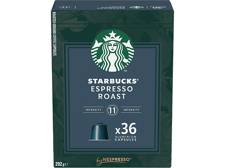 STARBUCKS Kaffeekapseln Espresso Roast 6200669 Espresso Roast 36 St&uuml;ck