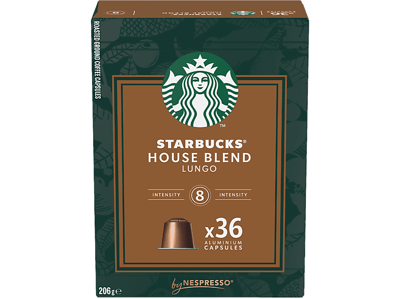 STARBUCKS Kaffeekapseln House Blend 6200069 Lungo 36 St&uuml;ck