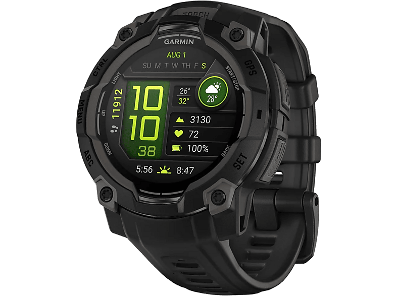Garmin Instinct 3 AMOLED – 45 mm Schwarz Smart Watch