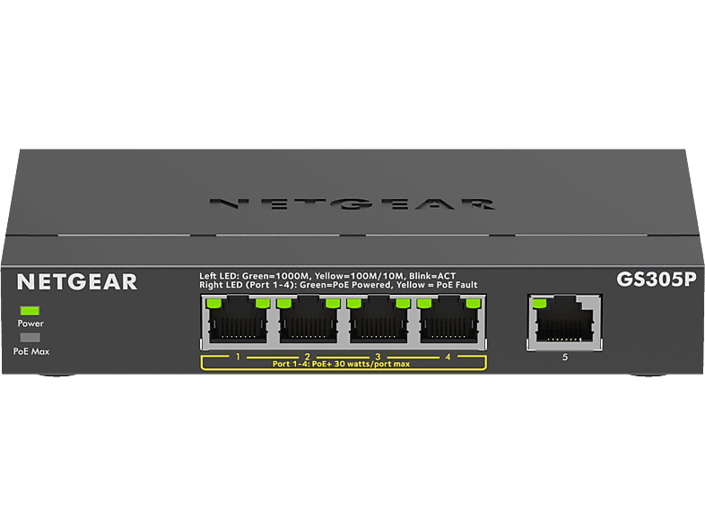 NETGEAR GS305Pv3 Switch 5