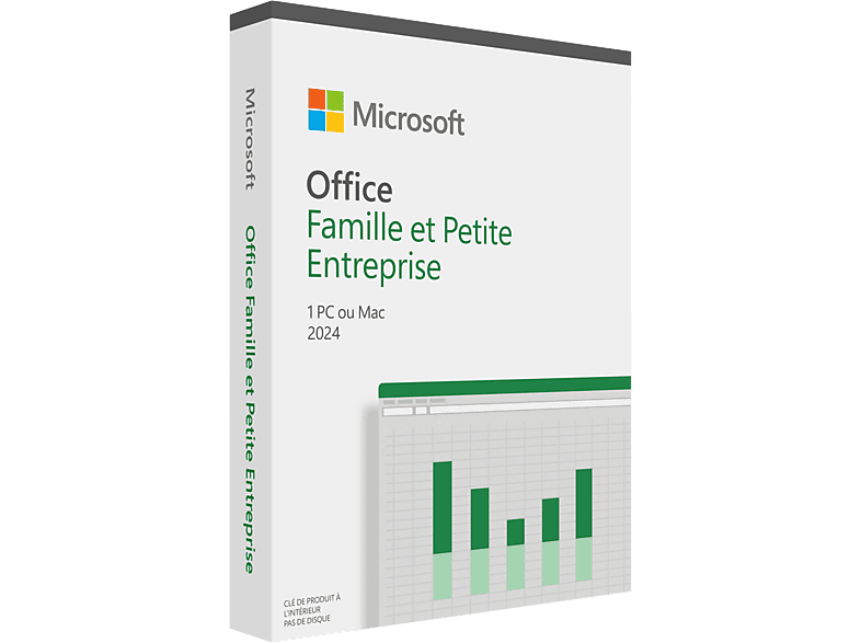 Microsoft Office Famille et Petite Entreprise 2024 - PC/MAC [Französisch]